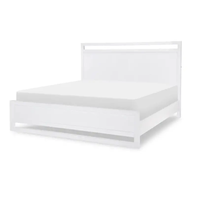 1160-4105 Legacy Classic Furniture Summerland - Pure White Bedroom Furniture Bed