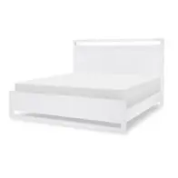 1160-4105 Legacy Classic Furniture Summerland - Pure White Bedroom Furniture Bed