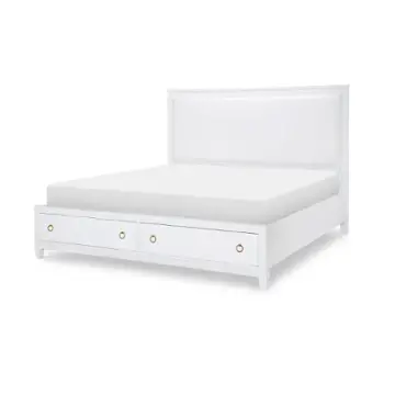 1160-4236k Legacy Classic Furniture Summerland - Pure White Bedroom Furniture Bed