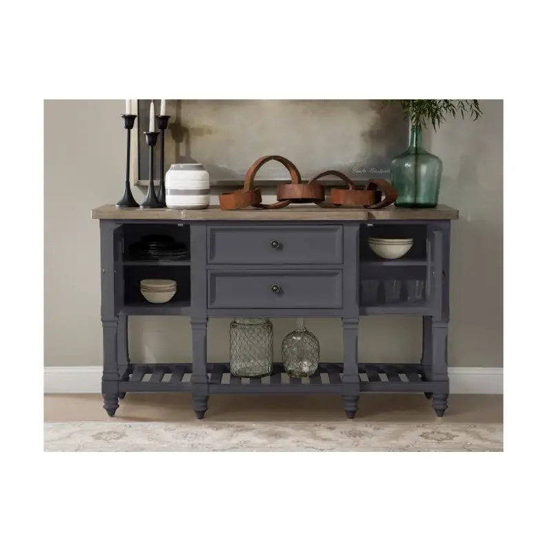 1370-151 Legacy Classic Furniture Essex - Graphite Dining Room Furniture Credenza