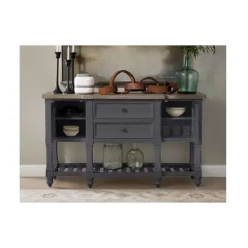 1370-151 Legacy Classic Furniture Essex - Graphite Dining Room Furniture Credenza