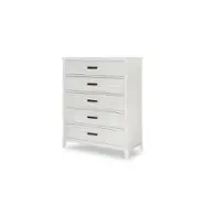 1313-2200 Legacy Classic Furniture Edgewater - Sand Dollar White Bedroom Furniture Chest