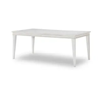 1313-121 Legacy Classic Furniture Edgewater - Sand Dollar White Dining Room Furniture Dining Table