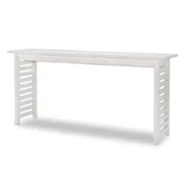 1313-406 Legacy Classic Furniture Edgewater - Sand Dollar White Living Room Furniture Sofa Table