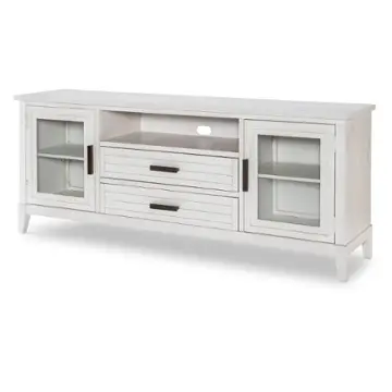 1313-023 Legacy Classic Furniture Edgewater - Sand Dollar White Home Entertainment Furniture Tv Console