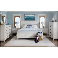 1313-4107k Legacy Classic Furniture Edgewater - Sand Dollar White Bedroom Furniture Bed