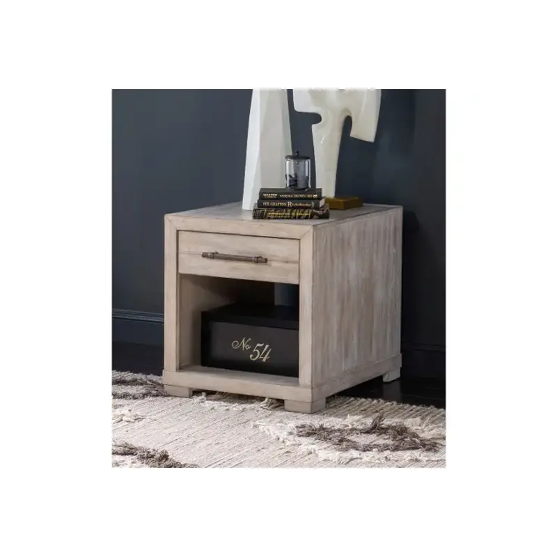 1732-507 Legacy Classic Furniture Westwood - Weather Oak Living Room Furniture End Table