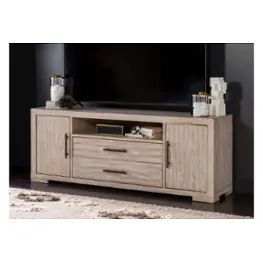 1732-023 Legacy Classic Furniture Westwood - Weather Oak Living Room Furniture Tv Console