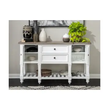 1374-151 Legacy Classic Furniture Essex White Dining Room Furniture Credenza