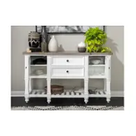 1374-151 Legacy Classic Furniture Essex White Dining Room Furniture Credenza