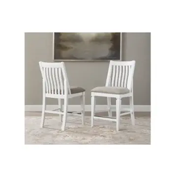 1374-946 Legacy Classic Furniture Essex White Dining Room Furniture Dining Chair