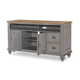 2311-024 Legacy Classic Furniture Kingston - Tweed Gray Living Room Furniture Tv Console