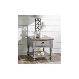 2311-107 Legacy Classic Furniture Kingston - Tweed Gray Living Room Furniture End Table