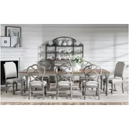 2311-122 Legacy Classic Furniture Kingston - Tweed Gray Dining Room Furniture Dining Table