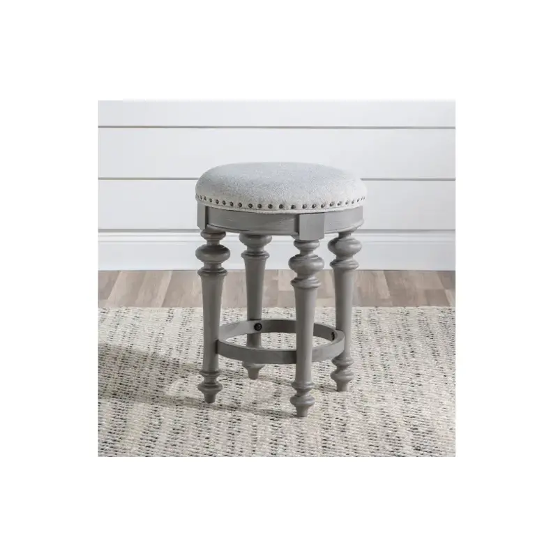 2311-845 Legacy Classic Furniture Kingston - Tweed Gray Living Room Furniture Stool