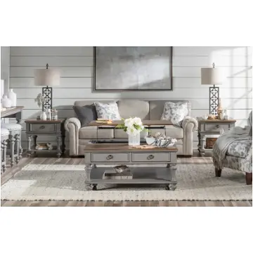 2311-904 Legacy Classic Furniture Kingston - Tweed Gray Living Room Furniture Cocktail Table