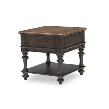 2312-107 Legacy Classic Furniture Kingston - Dark Sable Living Room Furniture End Table