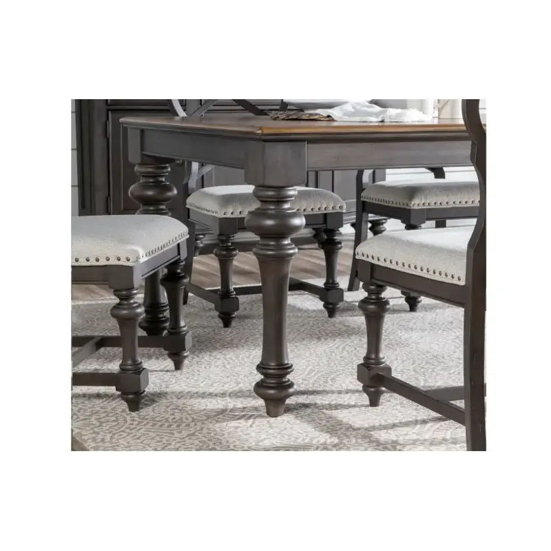 2312-122 Legacy Classic Furniture Kingston - Dark Sable Dining Room Furniture Dining Table