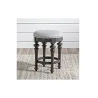 2312-845 Legacy Classic Furniture Kingston - Sandalwood Brown & Dark Sable Living Room Furniture Stool