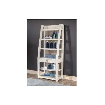 2451-181 Legacy Classic Furniture Union Square - Ivory Home Office Furniture Bookcase