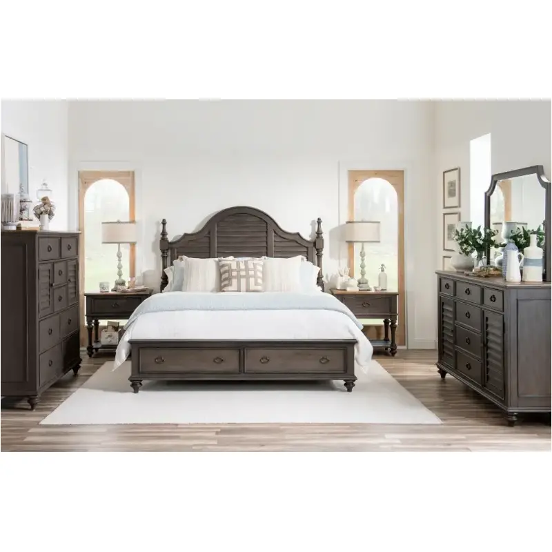 2312-4136k Legacy Classic Furniture Kingston - Dark Sable Bedroom Furniture Bed