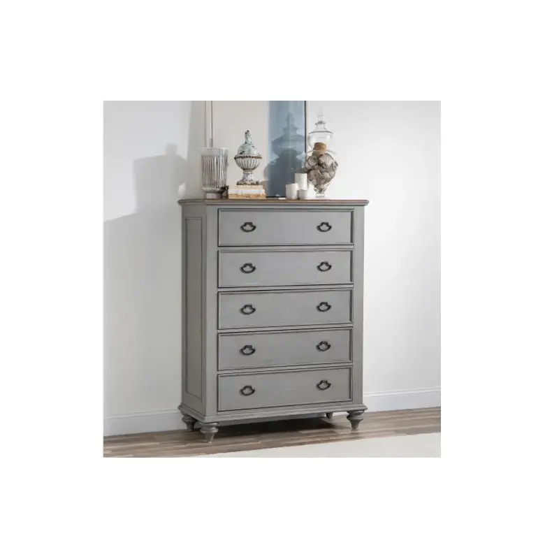 2311-2200 Legacy Classic Furniture Kingston - Tweed Gray Bedroom Furniture Chest