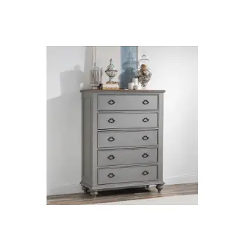 2311-2200 Legacy Classic Furniture Kingston - Tweed Gray Bedroom Furniture Chest