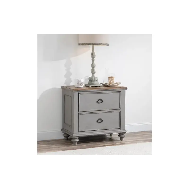 2311-3100 Legacy Classic Furniture Kingston - Tweed Gray Bedroom Furniture Nightstand