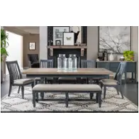 1370-121t Legacy Classic Furniture Essex - Graphite Dining Room Furniture Dining Table