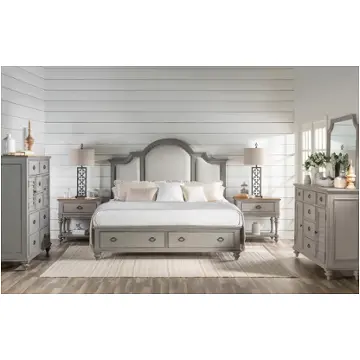 2311-4235k Legacy Classic Furniture Kingston - Tweed Gray Bedroom Furniture Bed