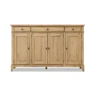 Ty656-895 Legacy Classic Furniture Todays Traditions - Natural Hickory Dining Room Furniture Credenza