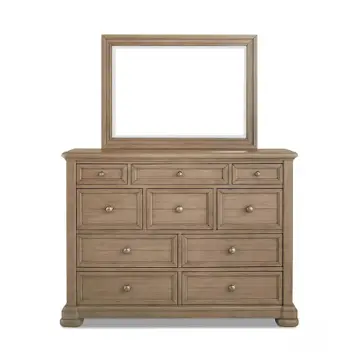 Ty750-660 Legacy Classic Furniture Nashville - Grey Taupe Bedroom Furniture Mirror