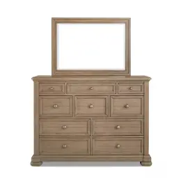 Ty750-660 Legacy Classic Furniture Nashville - Grey Taupe Bedroom Furniture Mirror