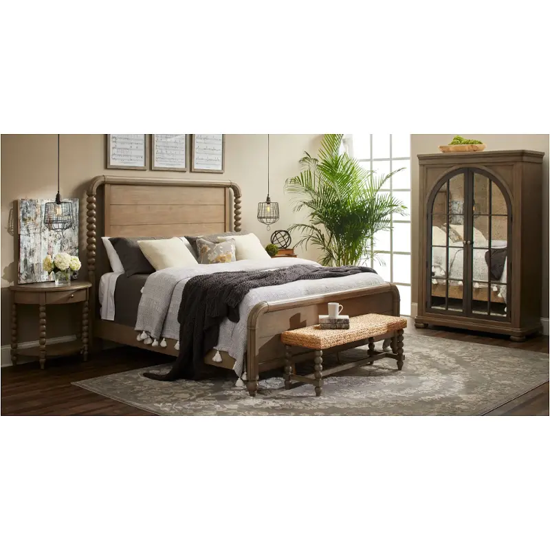 Ty750-150fb Legacy Classic Furniture Nashville - Grey Taupe Bedroom Furniture Bed