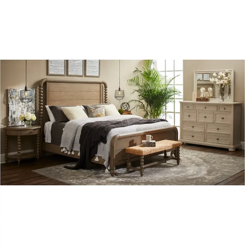 Ty750-166hb Legacy Classic Furniture Nashville - Grey Taupe Bedroom Furniture Bed