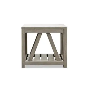 Ty787-809 Legacy Classic Furniture Staycation - Driftwood Living Room Furniture End Table