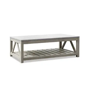 Ty787-819 Legacy Classic Furniture Staycation - Driftwood Living Room Furniture Cocktail Table