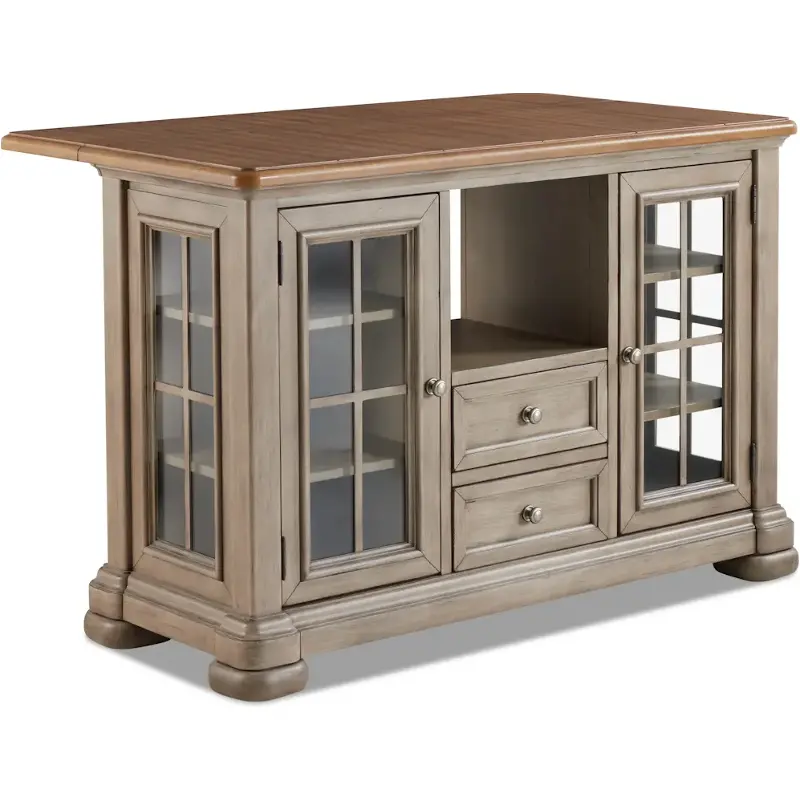 Ty750-885 Legacy Classic Furniture Nashville - Grey Taupe Dining Room Furniture Island