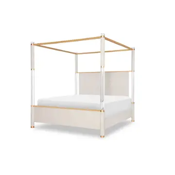 3300-4105a Legacy Classic Furniture Miramar - Oyster Bedroom Furniture Bed