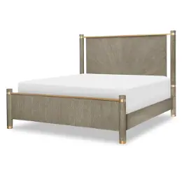 3301-4105w Legacy Classic Furniture Miramar - Mink Bedroom Furniture Bed
