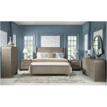 3301-4106w Legacy Classic Furniture Miramar - Mink Bedroom Furniture Bed