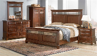 Bed / Dresser / Mirror / Nightstand