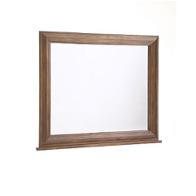 4399-36 Broyhill Furniture Attic Heirlooms - Rustic Oak Bedroom Furniture Mirror