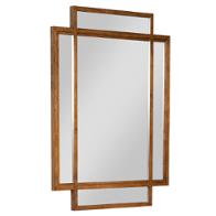8051-237 Broyhill Furniture Suede Bedroom Furniture Mirror