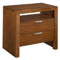 8051-292 Broyhill Furniture Suede Bedroom Furniture Nightstand