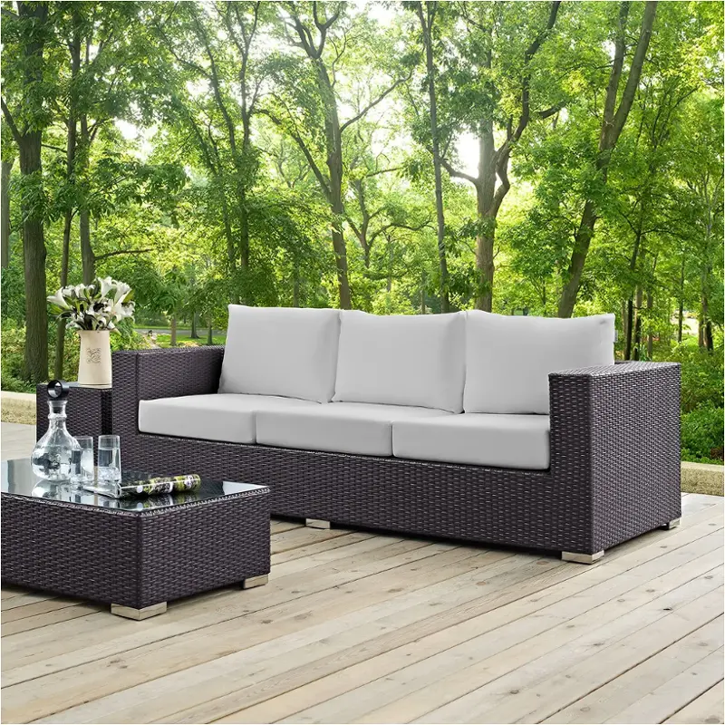 Eei-1844-exp-whi Modway Furniture Convene Outdoor Furniture Patio Seating