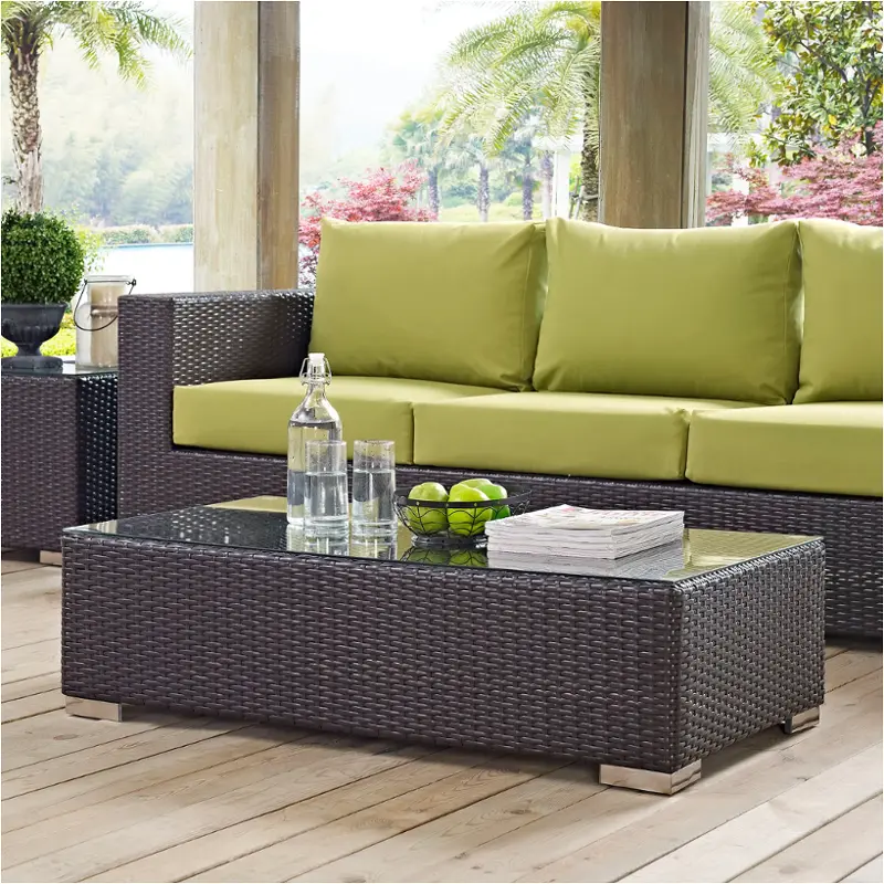 Eei-1908-exp Modway Furniture Convene Outdoor Furniture Cocktail Table