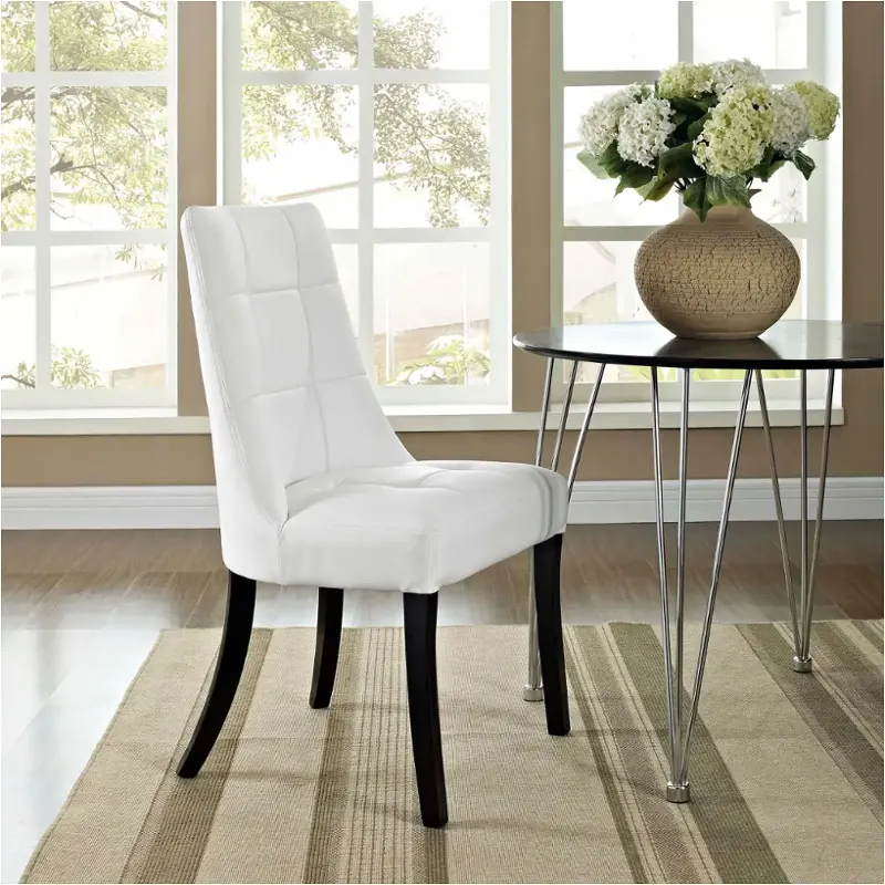 Eei-1039-whi Modway Furniture Noblesse Dining Room Furniture Dining Chair