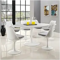 Eei-1121-whi Modway Furniture Lippa Dining Room Furniture Dining Table