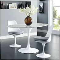 Eei-1134-whi Modway Furniture Lippa Dining Room Furniture Dining Table